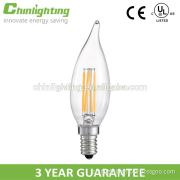 CA32 CA10 Candle light bulb LED edison filament bulbs UL CE Listed